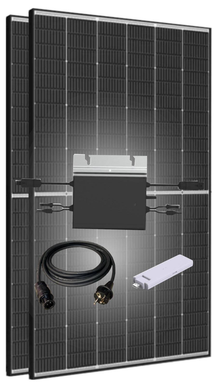 Bereit für die Zukunft: 800W/850Wp Premium Balkonkraftwerk (drosselbar) | Hoymiles