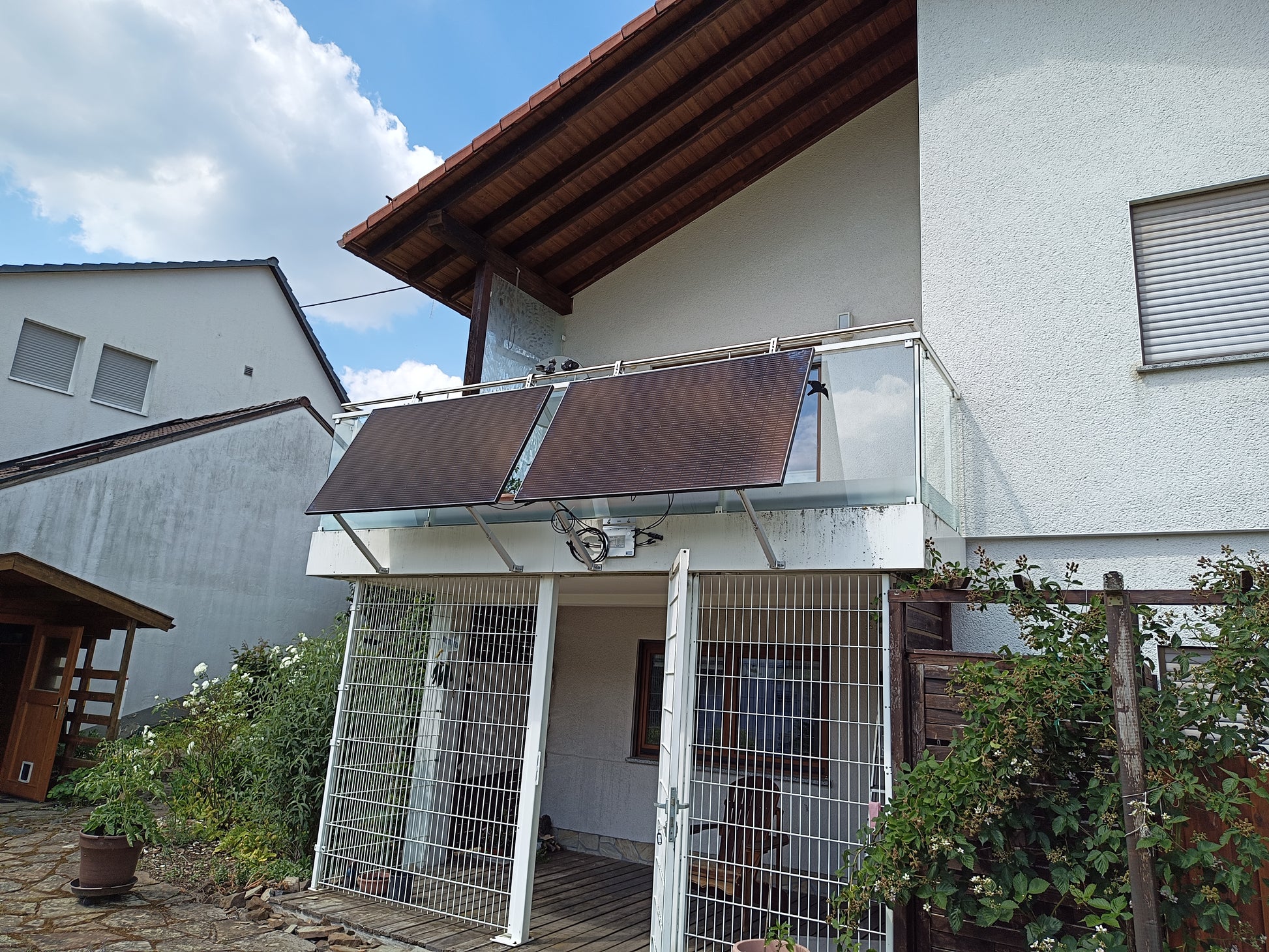markise balkongeländer Montageset "Balkongeländer" für 2 Module – Photovoltaik aus dem Siegerland